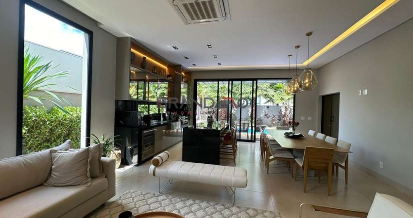 CASA TÉRREA PARA VENDA NO ALPHAVILLE - RIBEIRÃO PRETO - 266,80m² - 3 SUÍTES - R$2.900.000,00