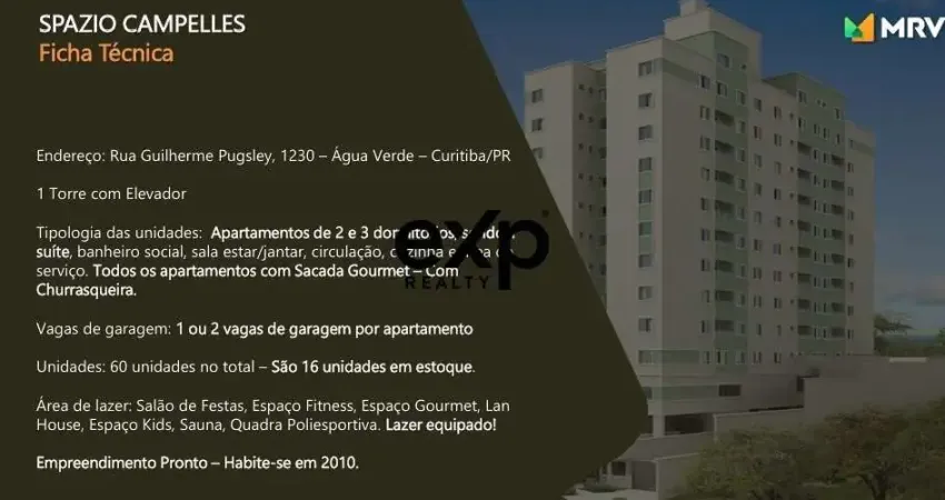 Apartamento com 3 quartos à venda na Rua Guilherme Pugsley, 1230, Água Verde, Curitiba