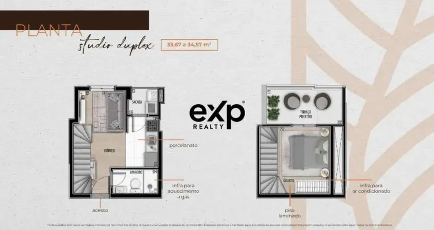 Apartamento com 1 quarto à venda na Rua José de Oliveira Franco, 236, Bairro Alto, Curitiba