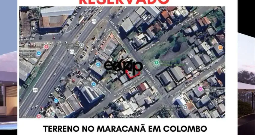 Terreno à venda na Rua Santa Maria, 54, Maracanã, Colombo
