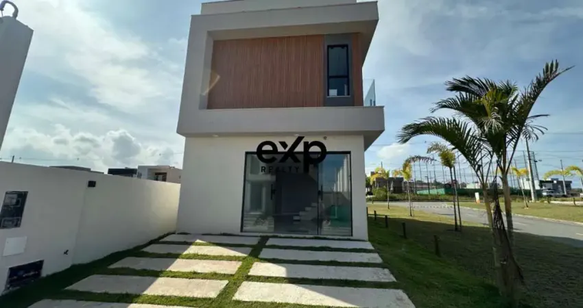 Casa em condomínio fechado com 3 quartos à venda na Marlim Azul, 1, Parque Nascente do Capivara, Camaçari