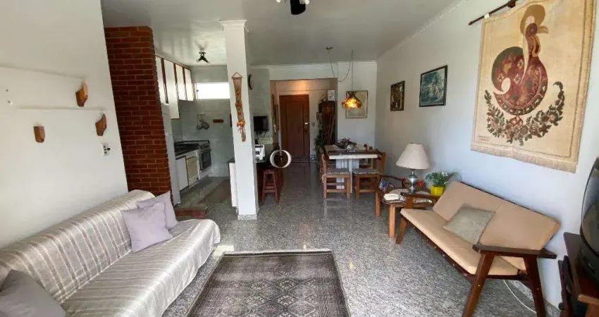 Imóvel mobiliado com churrasqueira e varanda à venda em guarujá, enseada