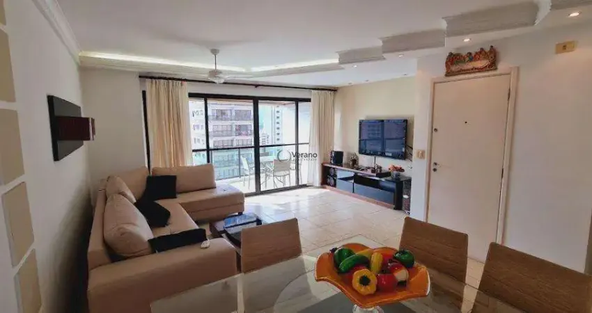 Imóvel à beira-mar em guarujá, astúrias - apartamento mobiliado com churrasqueira e sauna