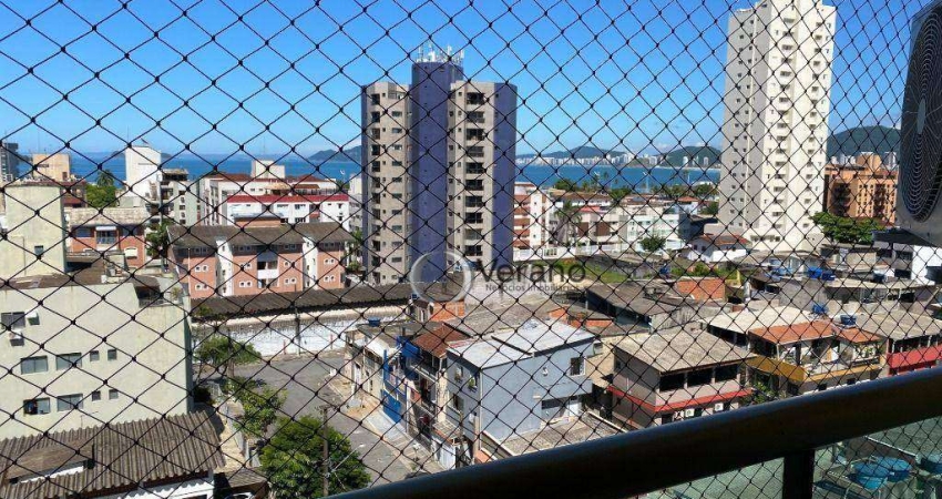 Apartamento com 3 dormitórios à venda, 90 m² por R$ 580.000,00 - Enseada - Guarujá/SP