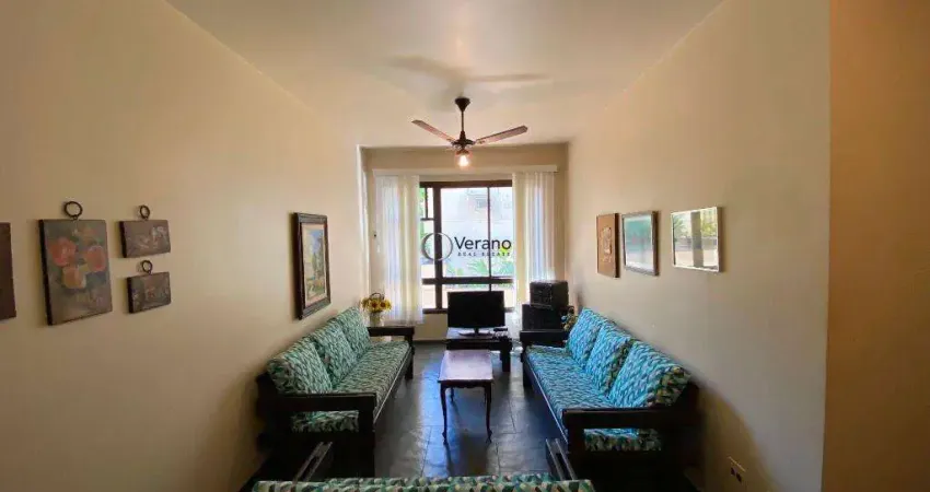 Apartamento mobiliado com vista para o mar e área de lazer completa em guarujá - enseada