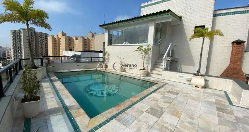 Cobertura à venda, 245 m² por r$ 1.200.000,00 - enseada - guarujá/sp