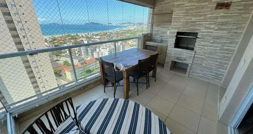 Apartamento com piscina e churrasqueira na enseada, guarujá