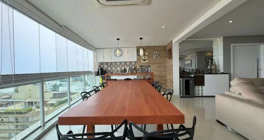 Apartamento à venda, 151 m² por r$ 1.900.000,00 - enseada - guarujá/sp