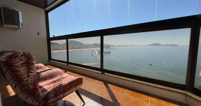 Apartamento com 3 dormitórios à venda, 130 m² por r$ 1.250.000,00 - astúrias - guarujá/sp