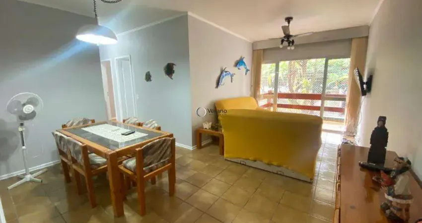 Apartamento com varanda e vista para o mar em guarujá - enseada