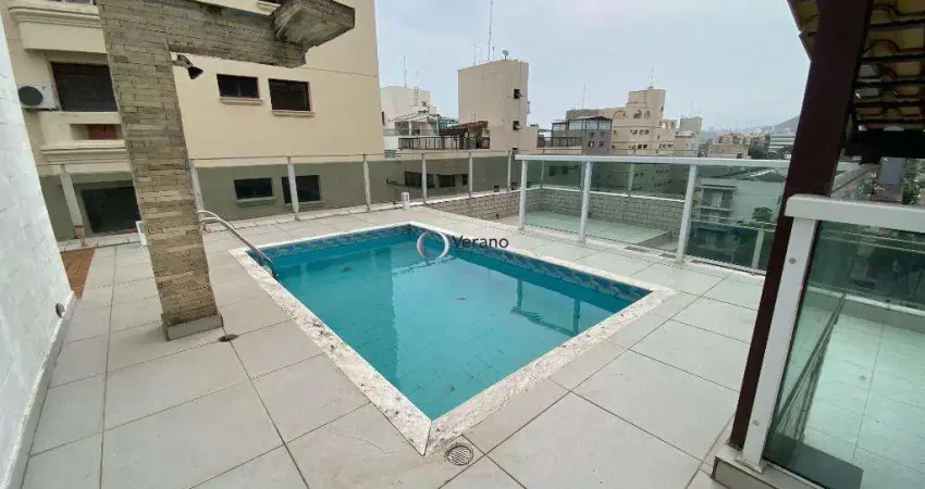 Cobertura com 3 dormitórios à venda, 180 m² por r$ 700.000,00 - enseada - guarujá/sp