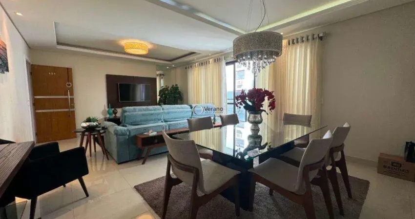 Apartamento com 3 dormitórios à venda, 142 m² por r$ 950.000,00 - pitangueiras - guarujá/sp