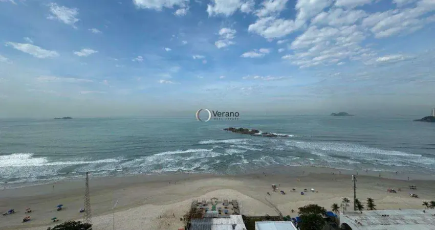 Apartamento com 3 dormitórios à venda, 156 m² por r$ 1.850.000,00 - pitangueiras - guarujá/sp
