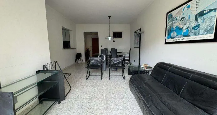 Imóvel mobiliado com sacada e área de serviço na enseada, guarujá