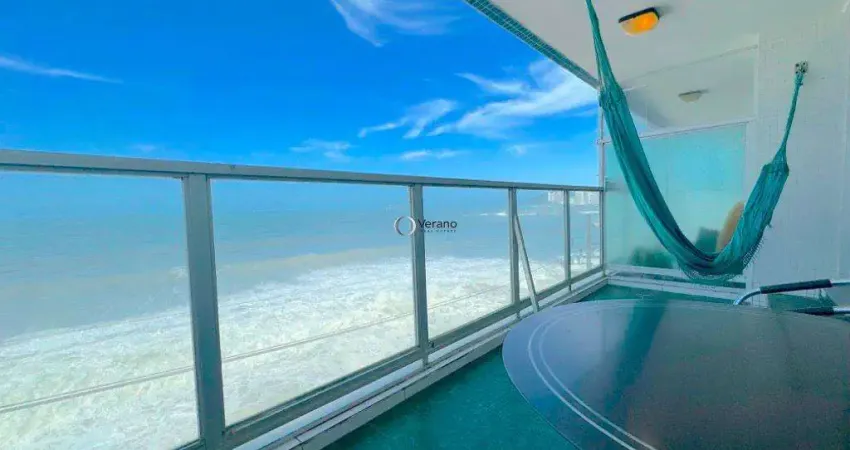 Frente mar, pé na areia, tenha a brisa oceanica na sua varanda!