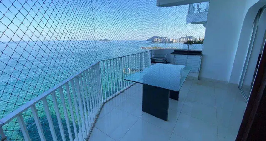 Pitangueiras, guaruja, morro do maluf, vista total do alto mar