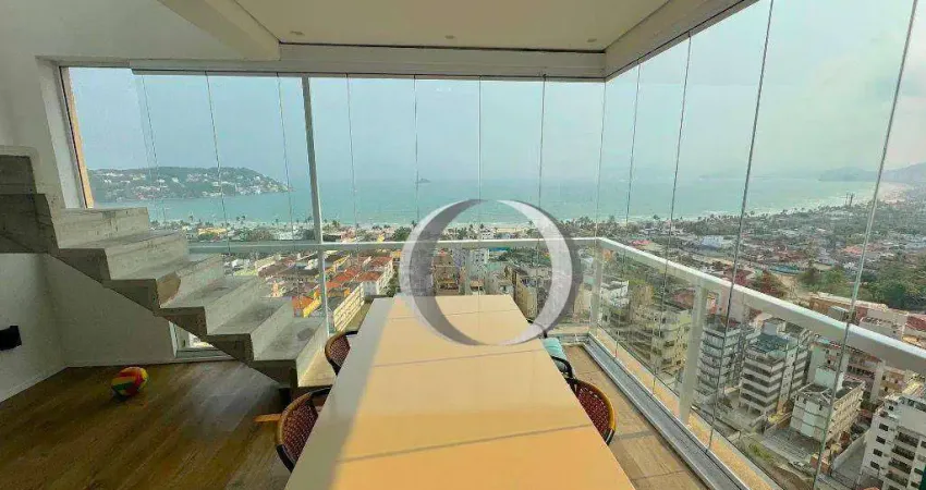Guaruja, Enseada, Cobertura Vista Total do Mar, Prédio com Lazer Estilo Resort