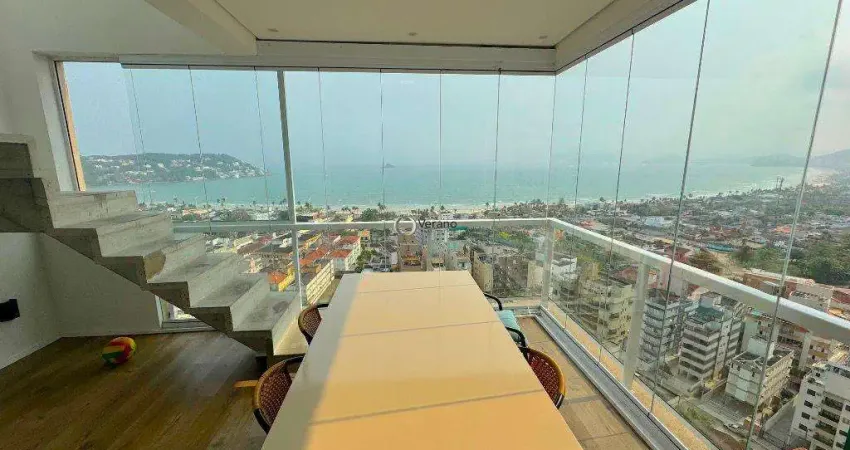 Guaruja, enseada, cobertura vista total do mar, prédio com lazer estilo resort