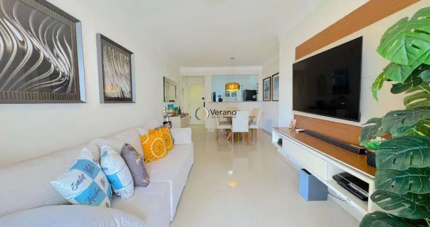 Apartamento na pitangueiras, reformado, 50 metros da praia