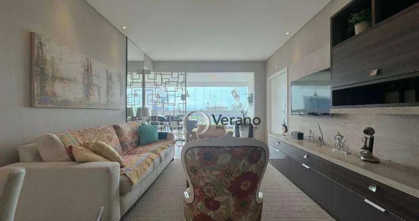 Praia da Enseada, Guarujá, Alto Padrão, Decorado, 3 suítes, 2 vagas na garagem e lazer