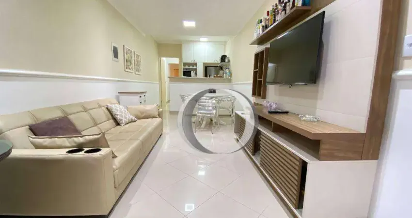 Guarujá MArina Del Rey Flat terreo com 2 quartos sendo 1 suite