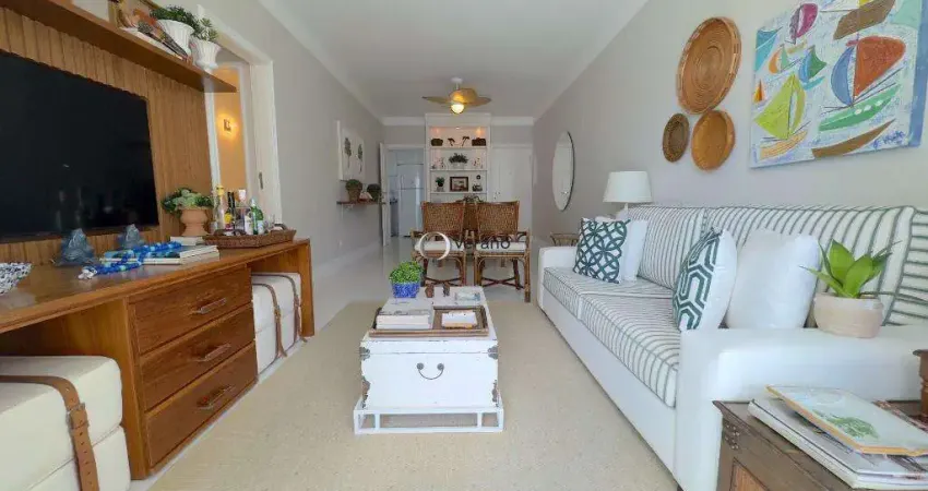 Apartamento na enseada com 3 quartos, sendo 1 suite, lazer completo