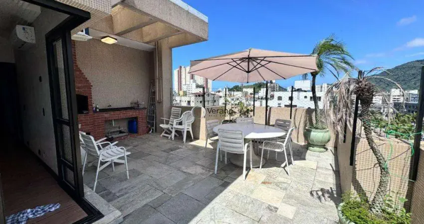 Cobertura enseada guaruja 3 quartos sendo 1 suite ,sala para 2 ambientes com espaço gourmet, reformada