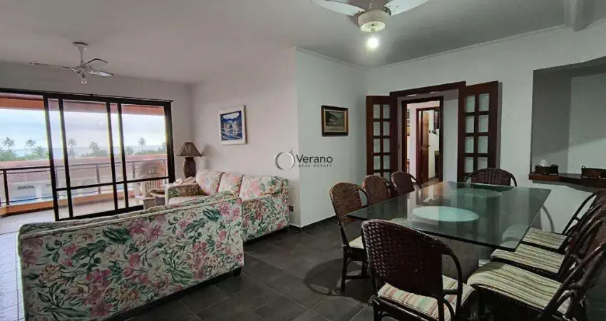 Apartamento vista mar com 3 dormitórios à venda na enseada - guarujá/sp