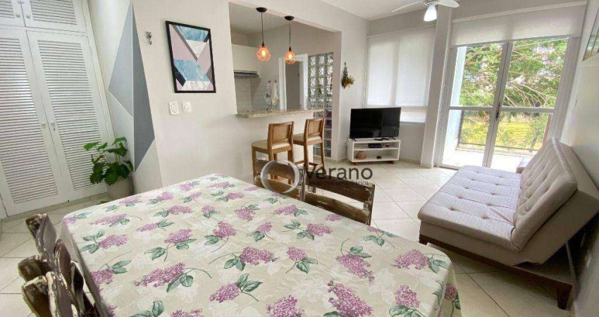 Apartamento com 2 quartos à venda, 70 m² predio com area de lazer,por R$ 430.000 - Enseada - Guarujá/SP