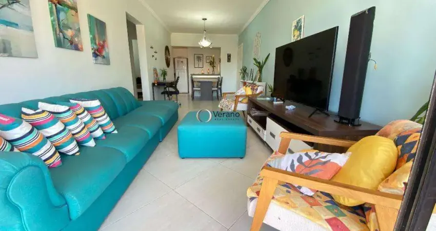 Apartamento com 3 quartos reformado, predio com area de lazer na praia da enseada