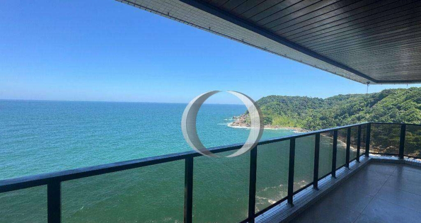 Lindo apartamento reformado, com linda vista para o mar, lazer completo no prédio