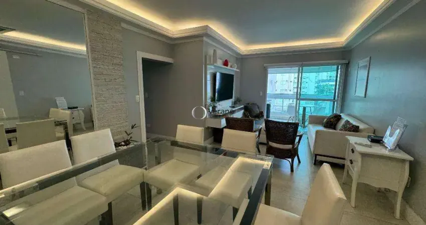 Apartamento com 3 dormitórios à venda, 130 m² por r$ 850.000,00 - enseada - guarujá/sp