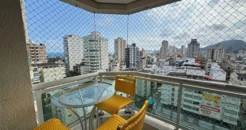 Apartamento com 3 dormitórios à venda, 110 m² por r$ 850.000,00 - enseada - guarujá/sp