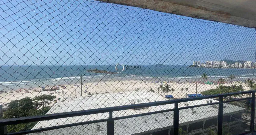 Pitangueiras, linda vista mar, 1 apartamento por andar com 3 suites.