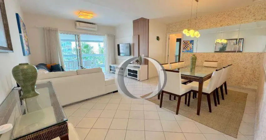 Apartamento com 3 dormitórios à venda, 160 m² por R$ 4.400.000 - Riviera de São Lourenço - Bertioga/SP