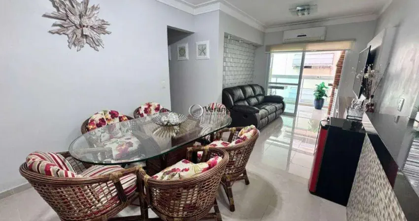 Apartamento com 3 dormitórios à venda, 100 m² por r$ 750.000,00 - enseada - guarujá/sp