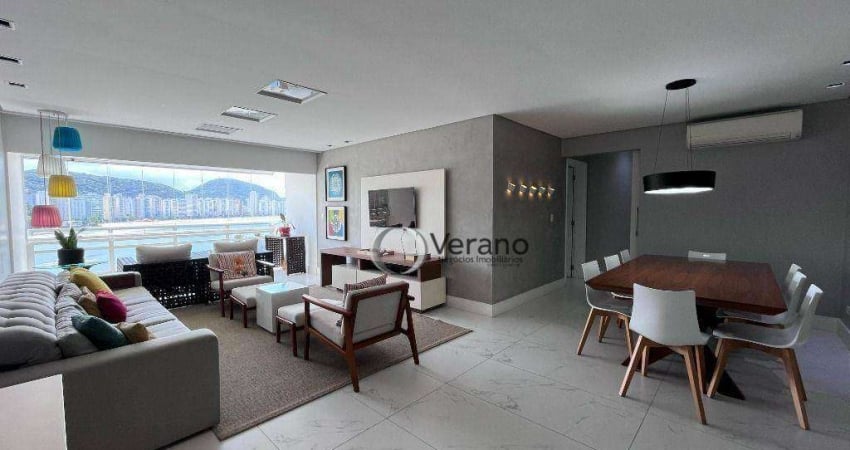 Sonho de verão, apartamento reformado à beira-mar, 3 dormitórios sendo 2 suítes à venda R$ 1.300.000 - Astúrias