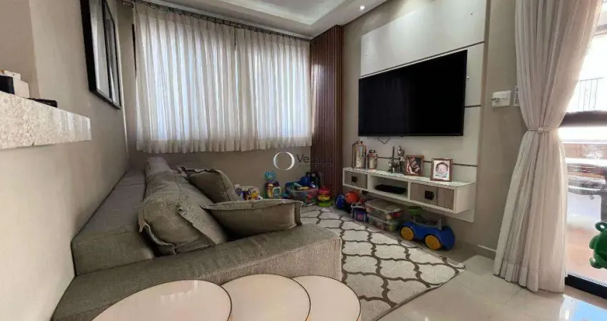 Cobertura com 3 dormitórios à venda, 197 m² por r$ 930.000,00 - tombo - guarujá/sp