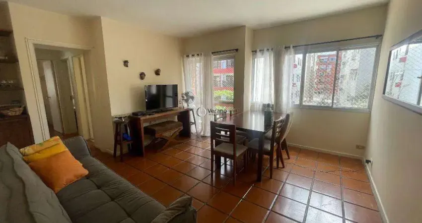 Apartamento com 3 dormitórios à venda, 80 m² por r$ 330.000 - enseada - guarujá/sp