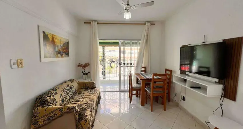 Apartamento com 1 dormitório à venda, 55 m² por r$ 270.000,00 - enseada - guarujá/sp