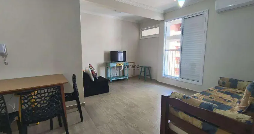 Apartamento com 1 dormitório à venda, 50 m² por r$ 340.000,00 - pitangueiras - guarujá/sp