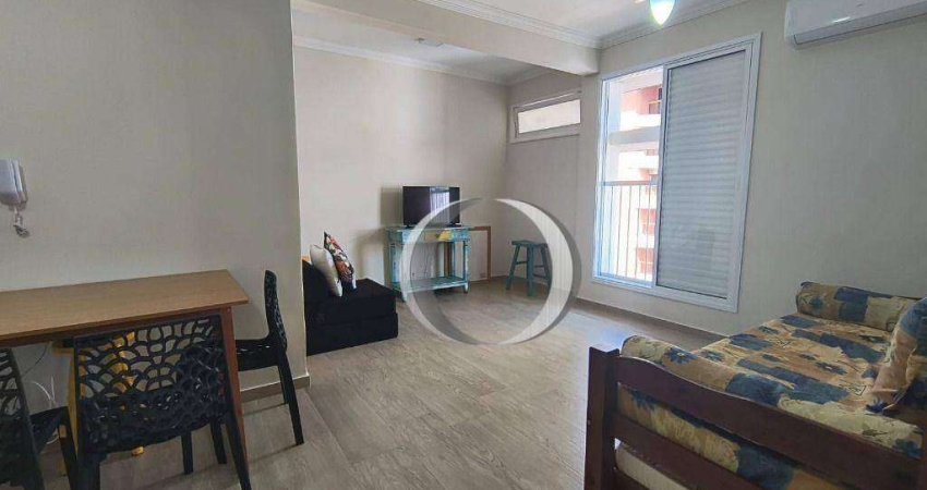 Apartamento com 1 dormitório à venda, 50 m² por R$ 340.000,00 - Pitangueiras - Guarujá/SP