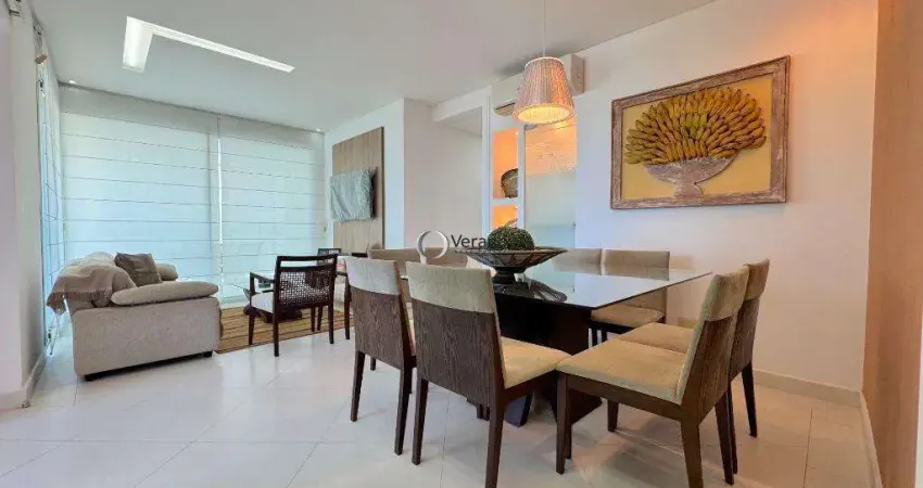 Apartamento com 3 suítes, vista para o mar, varanda gourmet, 2 vagas à venda, 127 m² por r$ 950.000 - enseada - guarujá/sp
