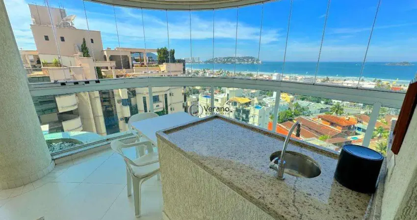 Apartamento com 3 suítes, varanda gourmet, 2 vagas à venda, 127 m² por r$ 1.200.000 - enseada - guarujá/sp