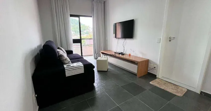 Apartamento com 1 dormitório à venda, 48 m² por r$ 240.000,00 - enseada - guarujá/sp