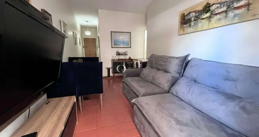 Apartamento com 2 dormitórios à venda, 60 m² por r$ 370.000,00 - enseada - guarujá/sp