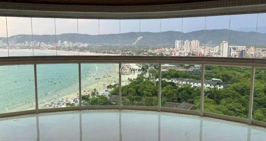 Apartamento com 4 dormitórios à venda, 230 m² por r$ 3.800.000,00 - enseada - guarujá/sp