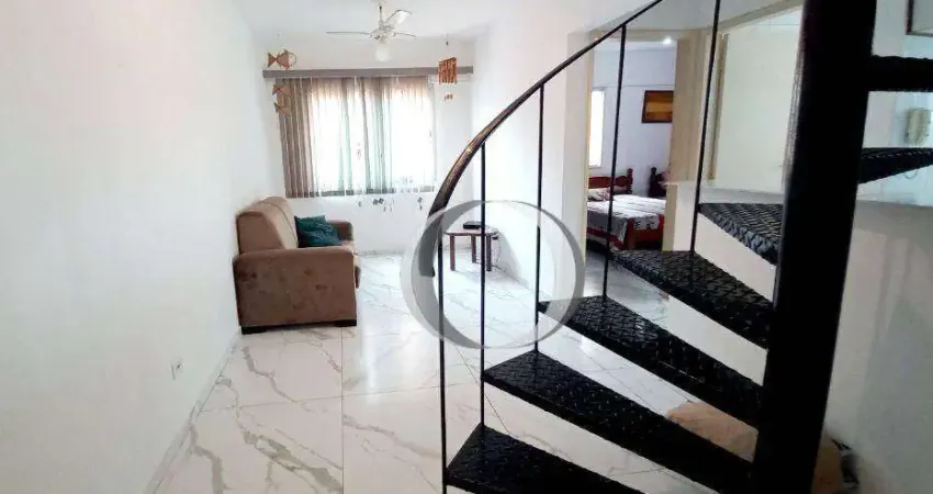 Cobertura com 1 dormitório à venda, 100 m² por R$ 330.000,00 - Enseada - Guarujá/SP