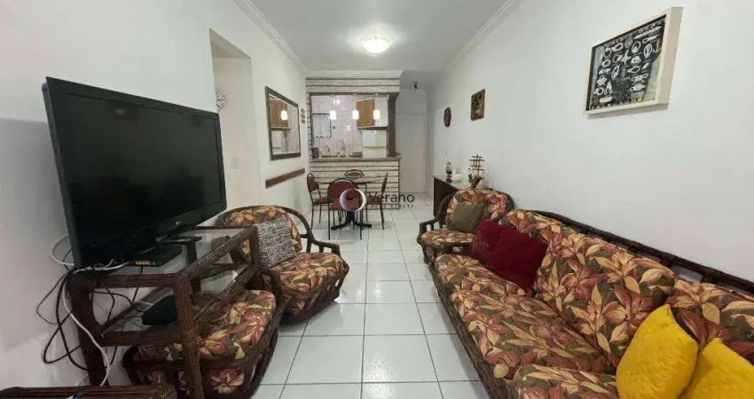Apartamento com 2 dormitórios à venda, 75 m² por r$ 325.000,00 - enseada - guarujá/sp