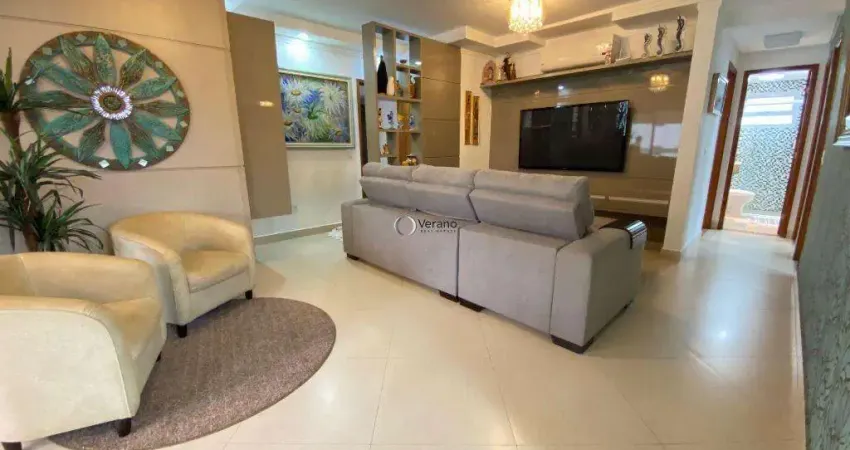 Apartamento com 3 quartos (sendo 1 suíte), varanda gourmet, 2 vagas à venda, 119 m² por r$ 860.000 - enseada - guarujá/sp